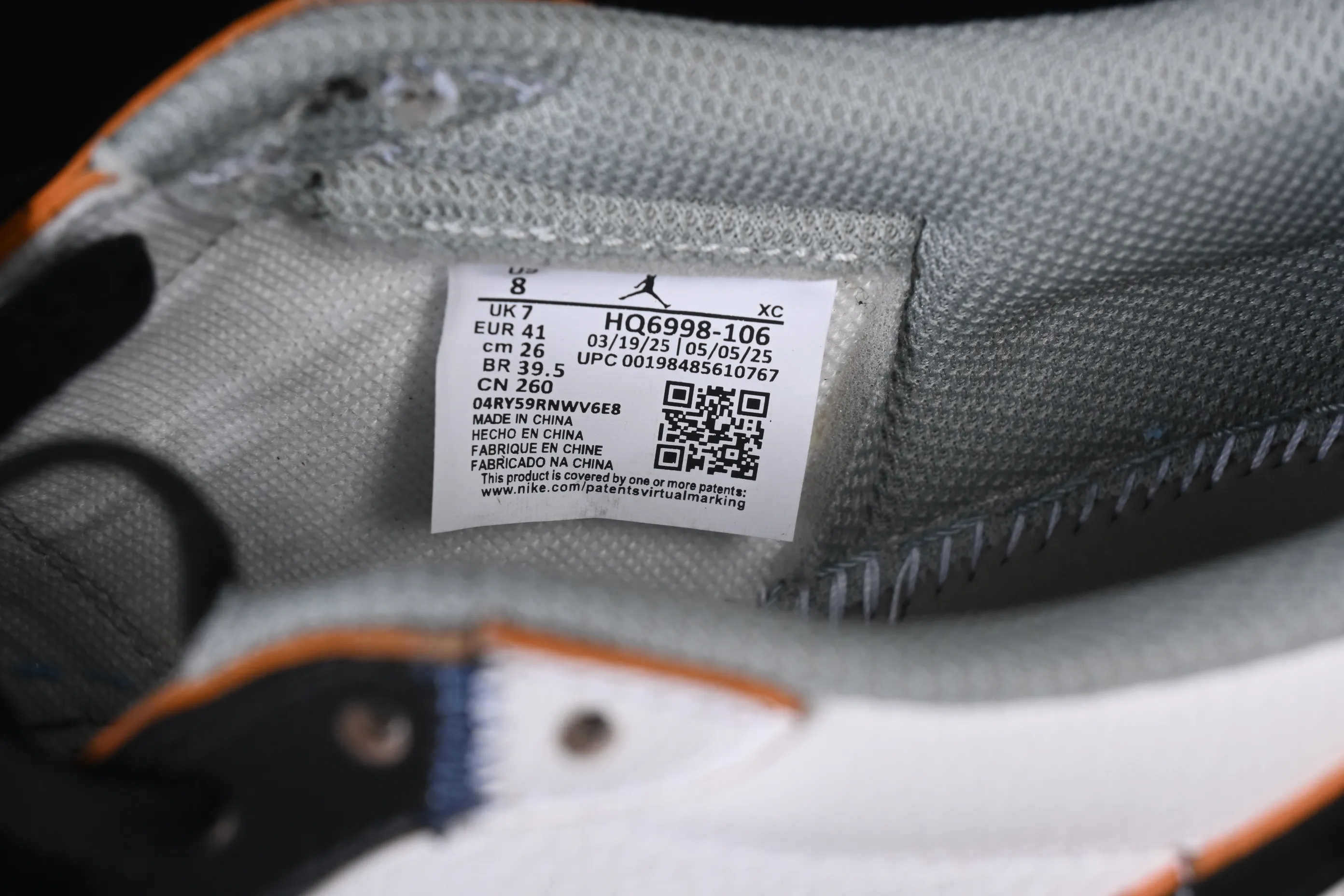 All categories Air Jordan Jordan series basketball shoes Air Jordan 1 Low Fragment Design x Union x Air Jordan 1 Hi Joe 1 Fujiwara Hirota Lightning low-top cultural casual sneakers HQ6998-106